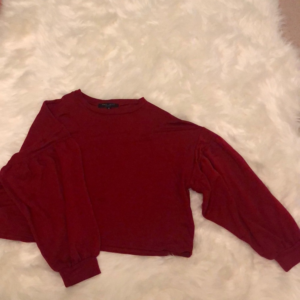 Balloon sleeve top